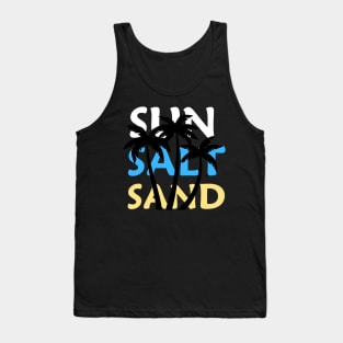 Sun Sand Salt Beach Shirt, Retro Comfort Colors T-Shirt, Trendy Beach Shirts for Women, Summer Vacation Shirts, Womens Oversized Beach Shirt Tank Top